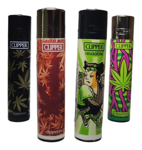Encendedor Clipper Classic Recargable Colección Leaves 2