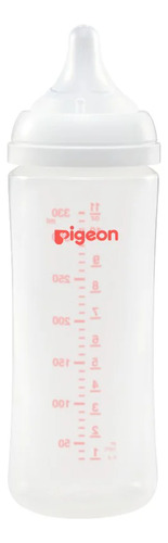 Biberón Pigeon Softouch Boca Ancha 330ml/11oz Anticólicos 6m Blanco Biberón Softouch Pigeon Pp