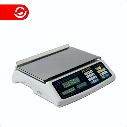 Imagen 1 de 8 de Balanza Comercial Digital Systel Clipse 31kg Con Batería