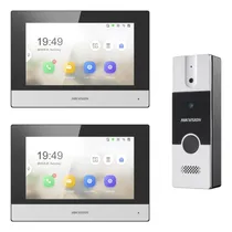 Comprar Kit Portero Visor Hikvision Lcd Color Hd Hibrido 2 Pantallas