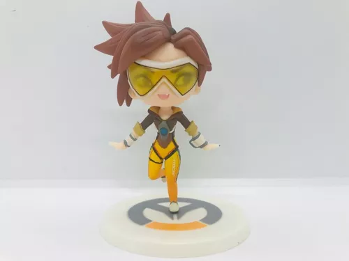 Tracer Figure Action C/ Caixa Gamer Geek Overwatch 27 Cm