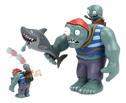 5.5in Plantas Contra Zombis Gargantuar Pirate Fiesta Regalos