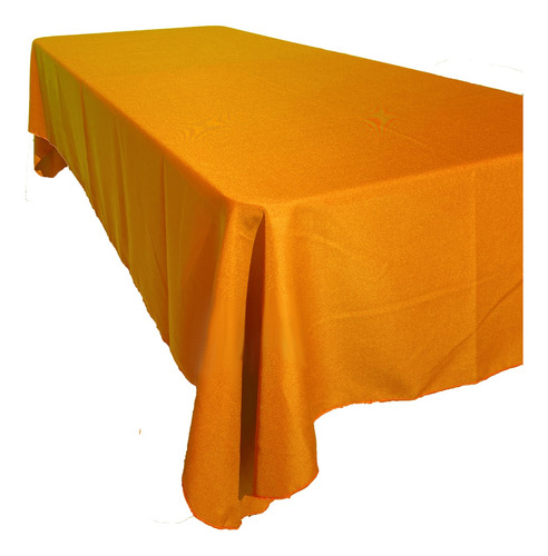 Mantel Rectangular Antimancha 2,00 X 1,50 Naranja