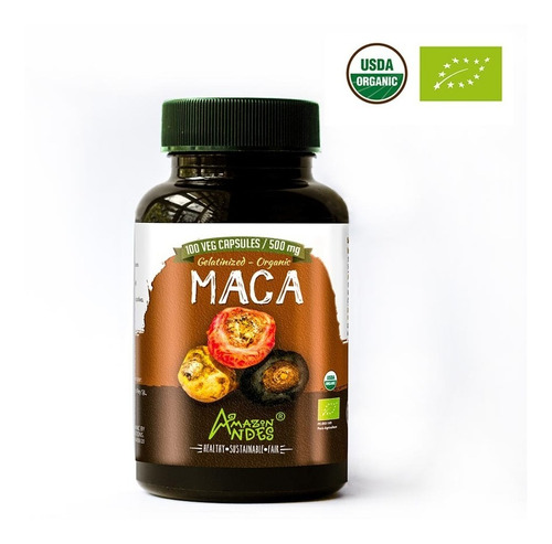 Maca Premium Capsulas 100x500mg Amazon Andes