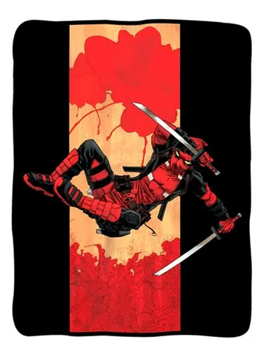 Manta De Deadpool Y Wolverine - Suave Y Cómoda - Licencia Of