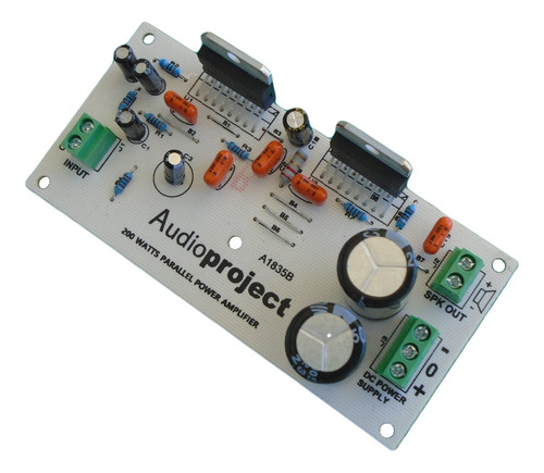 Amplificador Mono 200 Watts Con Doble Tda7293 - Audioproject