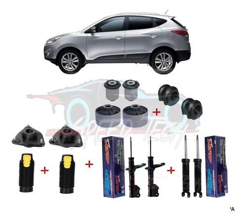 04 Amortecedor Buchas Batente Coxim Sportage Ix35