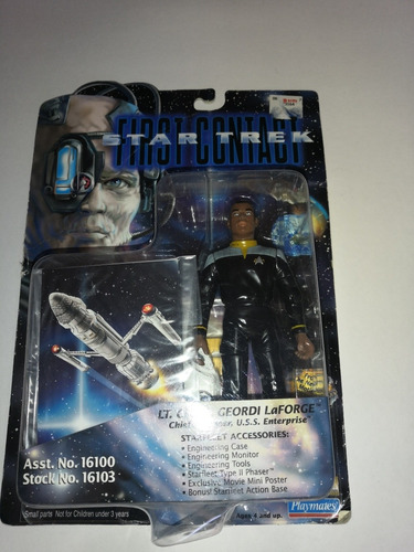  Geordi Laforge Lt Cmdr Star Trek First Contact Playmates