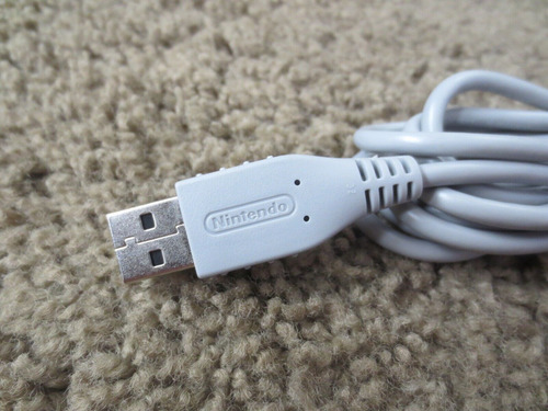Cabo Usb Recarga Controle Nintendo Wii U Original Wup-018