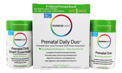 Rainbow Light - Prenatal Daily Duo, Prenatal One Y Prenatal