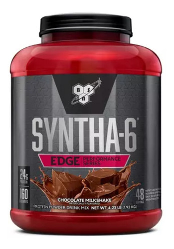 Suplemento em pó BSN  Edge Syntha-6 proteínas Syntha-6 sabor  chocolate milkshake em pote de 1.92kg