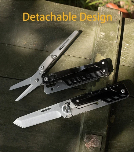 Tijeras Multiherramienta 6 En 1, Desmontables, Bolsillo Para