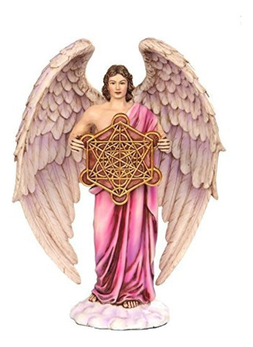 Ptc 10 Pulgadas Metatron Angel Estatua De Resina Religiosa O