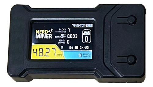 Nerdminer V2 56k T-display Hashrate 56k/s Plug E Btc Cryp