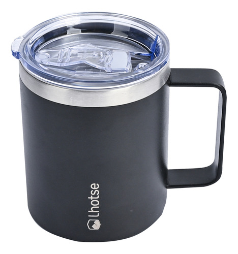 Taza Térmica Insulada Camping 350ml Black