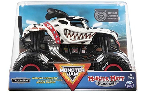 Escala Monster Jam Big Engine Monster Mutt Dálmata 1:24