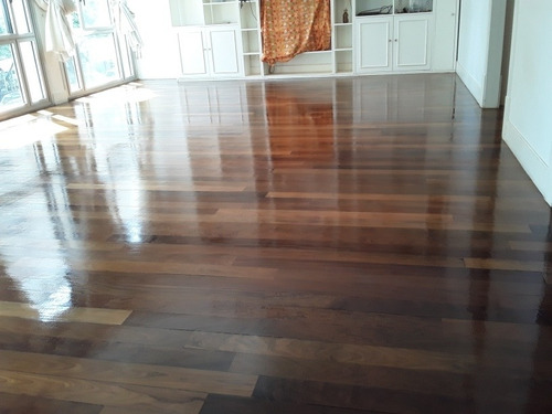 Imagen 2 de 5 de Pulido Plastificado Hidrolaqueado Reparación Pisos De Madera