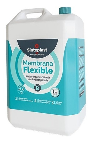 Membrana Flexible Sinteplast Elastica- Componente B, De 8 Kg