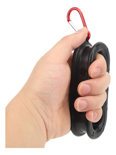 Accesorio De Pesca De Goma/aleación De Aluminio Negro Con Bo