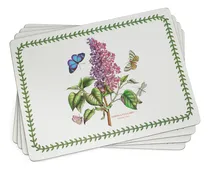 Comprar Juego De 4 Manteles Individuales Resistentes Al Calor - Colección Botanic Garden De Pimpernel - Tablero Con Respaldo De Corcho - Manteles Individuales Duros Para Mesa De Comedor