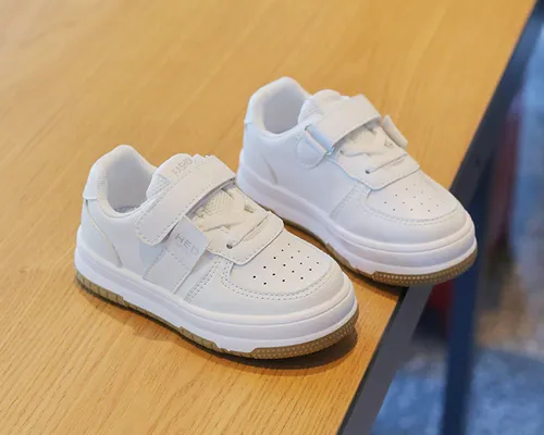 Zapatos Blancos Para Niños De Primavera Y Otoño De 2025 Para
