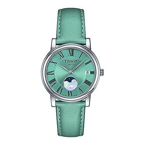 Reloj De Cuarzo Suizo Carson Premium Lady Moonphase Para Muj