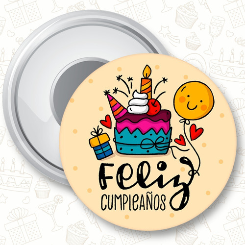 50 Imanes 55mm + Bolsitas Personalizadas Cumpleaños Infantil