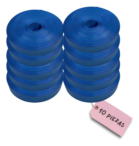 Cinta Para Malla Ciclónica Rompevientos 100 M2 Ancho 63 Mm Color Azul