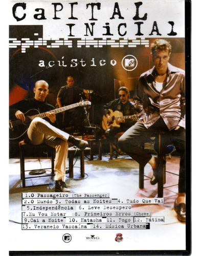 Dvd + Cd Capital Inicial, Acústico Mtv