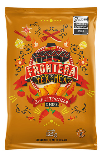 Frontera Tortilla Chips Picante 125g