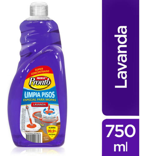 Limpia Pisos Desinfectante Especial Mopa Lavanda Turbo Matic