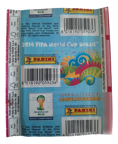 Pacotinho Lacrado Copa Do Mundo Brasil 2014 Figurinha Messi Copa Do Mundo Brasil 2014