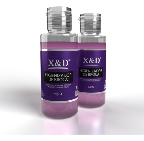 Kit 2 Multi Clean Higienizador Broca Alicate Manicure X&d