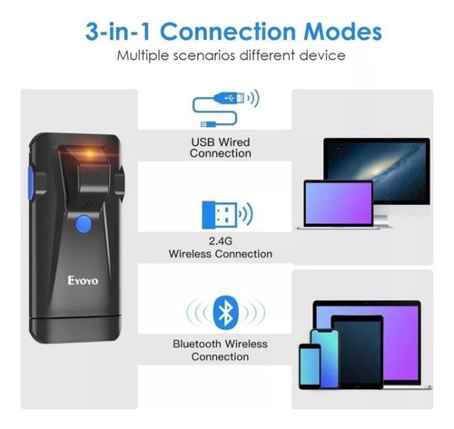 Scanner Leitor Barras E Qr 1d 2d Acoplável Celular Ey-024