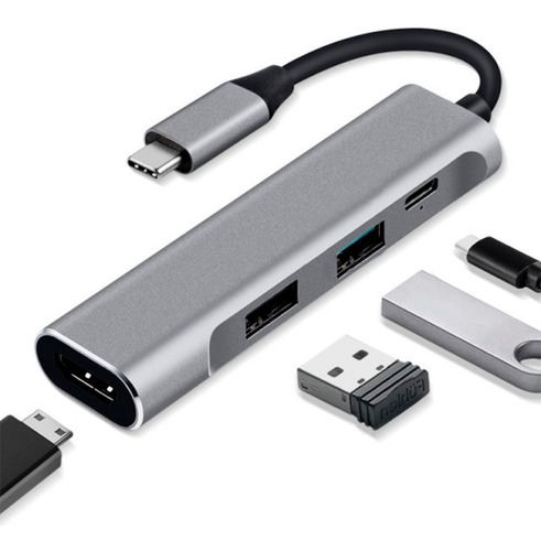 Imagem 1 de 8 de Adaptador Samsung Dex Celular S8 S9 Hub Station Usb Type C