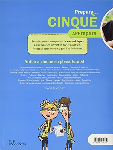 Prepara... Cinquè. Matemàtiques (quaderns Estiu)