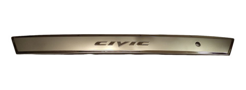 Platina Cromada De Maletera Honda Civic Evolution 07-up