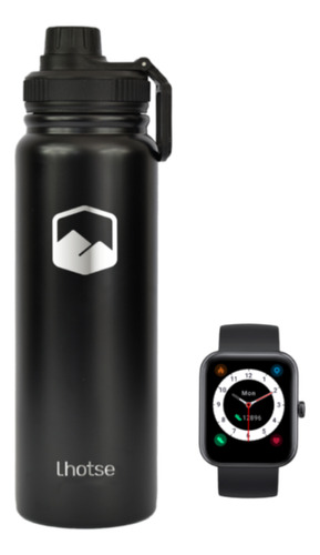Pack Black Smartwatch Live 206 42mm + Botella Coihue Lhotse