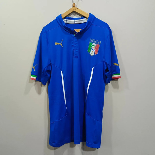 Camiseta Titular Selección De Italia, 2014, Tela De Juego
