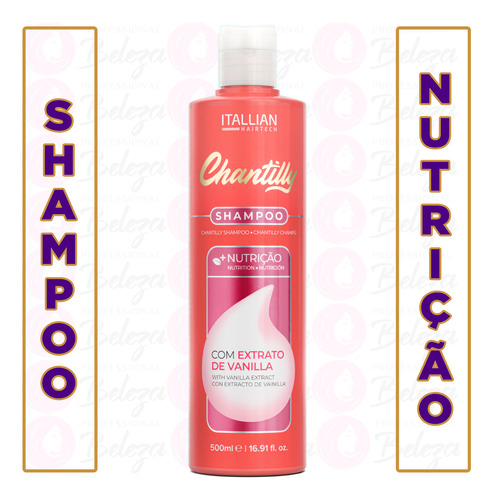 Shampoo De Nutrição Chantilly 500 Ml Itallian Color Nutrição