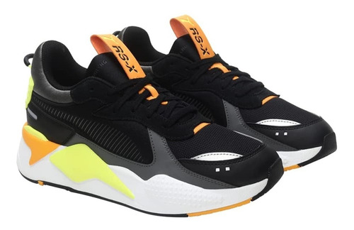 Puma Rs X Mix Black Castlerock Yellow Alert 38046206