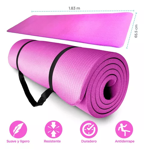 Esterilla yoga gruesa Esterilla deporte de caucho Yoga colchoneta 60 x 180