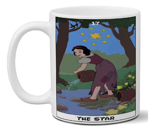 Taza De Cerámica Tarot La Estrella Exclusiva Importada Art 9