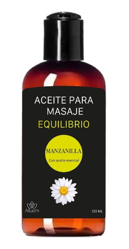 Aceite Para Masajes Con Aceite Esencial De Manzanilla Calma