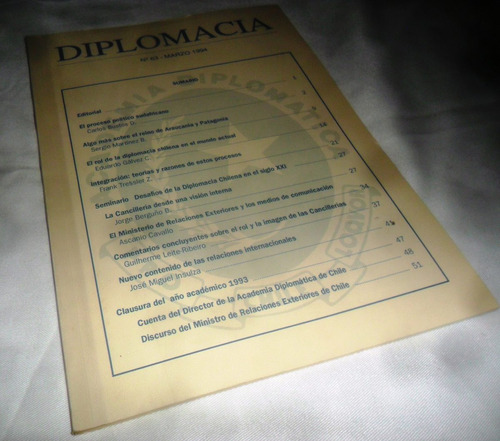 Diplomacia Revista 63 Marzo 1994