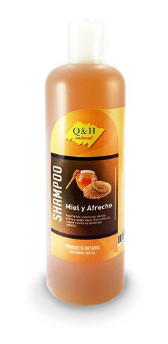 Shampoo Natural Miel Y Afrecho 500 Ml 