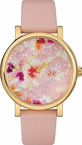 Reloj Timex Crystal Bloom Swarovski Para Mujer Tw2r66300
