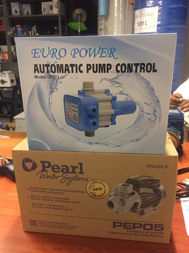 Combo Bomba Pearl 1/2 Hp & Press-control Europower Dps-1 .