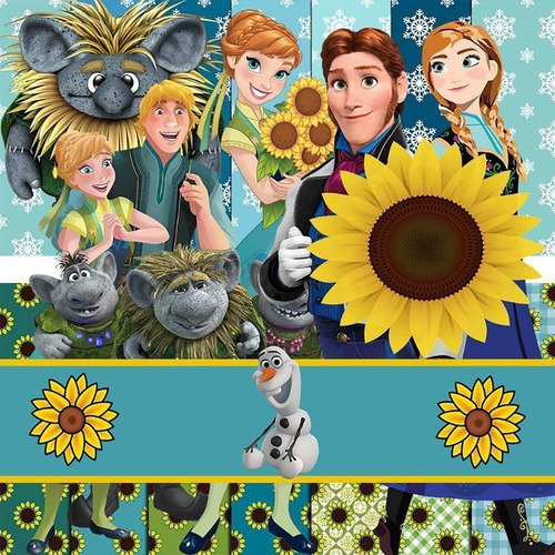 Kit Imprimible Frozen Fever 45 Imagenes -14 Fondos Ver Promo