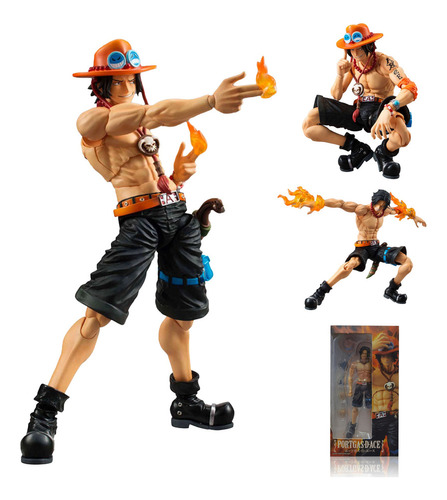 Colección De Muñecas One Piece Ace Action Joint Model Toy,